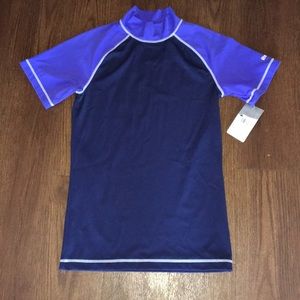 Womens Reebok athletic shirt rash guard size med